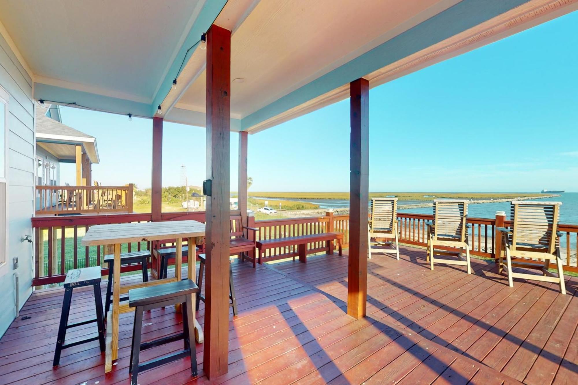 Ocean Sea Villa Port Bolivar Eksteriør billede